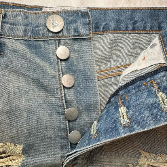 One Teaspoon Outlaws Low Waist  Boyfriend Shorts - Picture 2 of 7